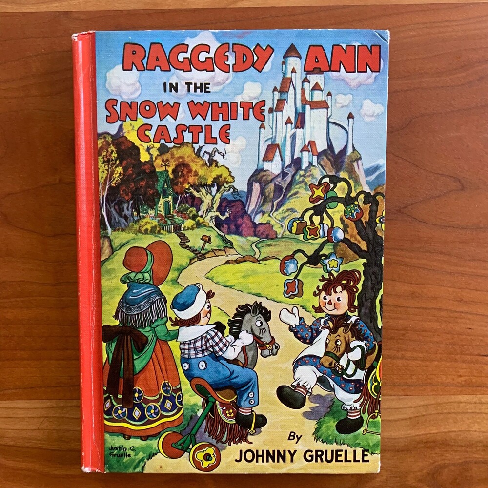 Vintage 60s Raggedy Ann in the Snow White Castle by Johnny Gruelle